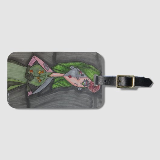 Persephone, koningin van de onderwereld bagagelabel (Voorkant (horizontaal))