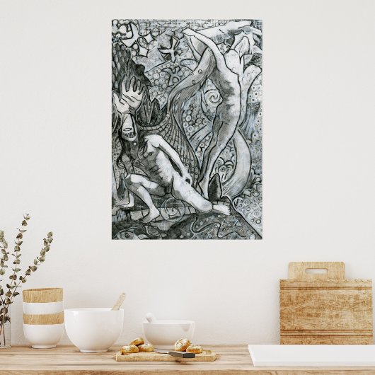 Persephone Leaving Hades Poster (Keuken)