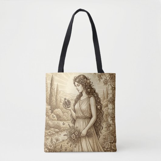 Persephone Oude Mythologie Tote Bag (Voorkant)