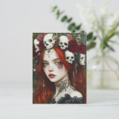 Persephone Red Hair Briefkaart (Staand voorkant)
