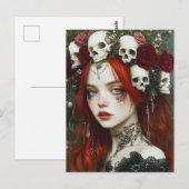 Persephone Red Hair Briefkaart (Voorkant / Achterkant)