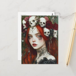Persephone Red Hair Briefkaart