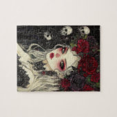Persephone schedels en Rozen Legpuzzel (Horizontaal)