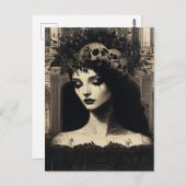 Persephone zwart en wit briefkaart (Voorkant / Achterkant)