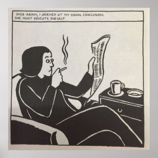 Persepolis Educate Oneself Poster