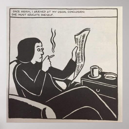 Persepolis Educate Oneself Poster (Voorkant)