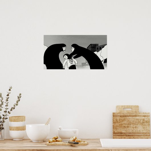 Persepolis Punk Is Not Dead Poster (Keuken)