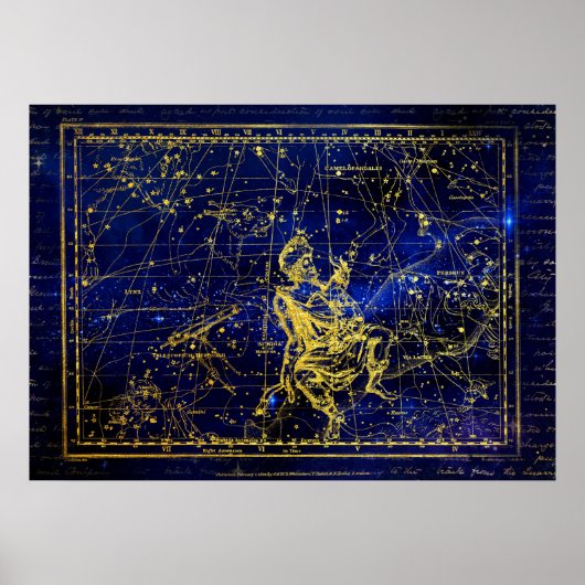 perseus constellation poster (Voorkant)