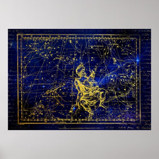 perseus constellation poster (Voorkant)