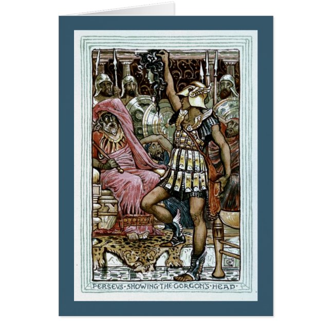 Perseus die het hoofd van de Gorgon toont (Voorkant)