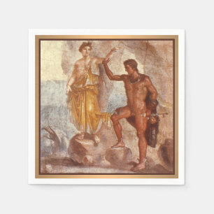 Perseus en Andromeda Papieren servetten