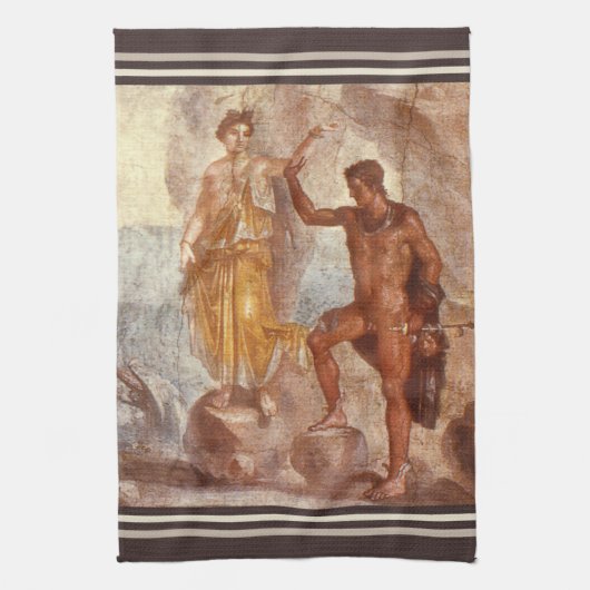 Perseus en Andromeda Theedoek (Verticaal)