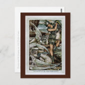 Perseus en de Gorgons Briefkaart (Voorkant / Achterkant)