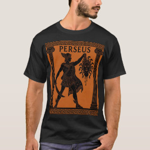 Perseus en Medusa Griekse Mythologie Held Kunst T-shirt