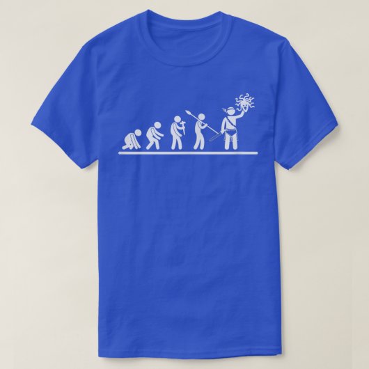 Perseus Evolution Oude Griekse goden Godin - Med T-shirt (Design voorkant)