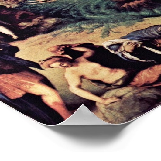 Perseus Freed Andromeda door Piero di cosimo Poster (Hoek)