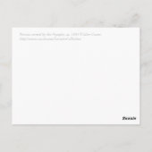 Perseus gewapend door de Nymfs Briefkaart (Achterkant)