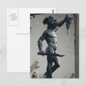 Perseus met het hoofd van Medusa Briefkaart (Voorkant / Achterkant)