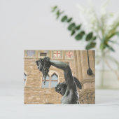 Perseus met het hoofd van Medusa Florence, Italië Briefkaart (Staand voorkant)