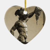 Perseus met het hoofd van Medusa Keramisch Ornament (Voorkant)