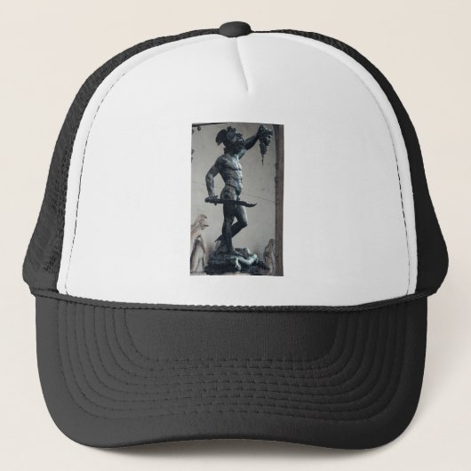 Perseus met het hoofd van Medusa Trucker Pet (Voorkant)