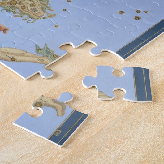 Perseus met het hoofd van Medusa, uit 'Uranometria Legpuzzel (Zijkant)