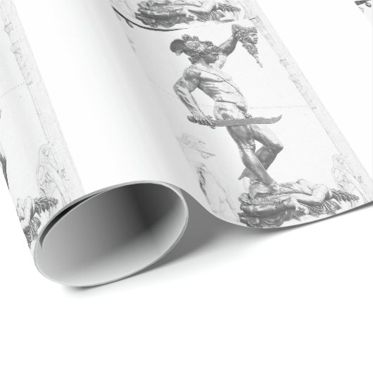 Perseus met hoofd Medusa Cadeaupapier (Rol Hoek)