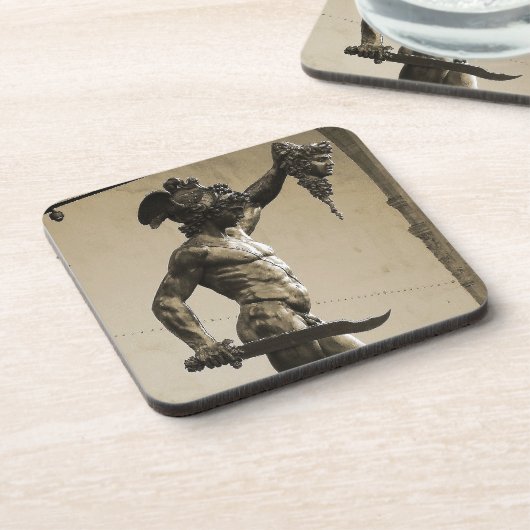 Perseus met hoofd Medusa Drankjes Onderzetter (Linkerzijde)