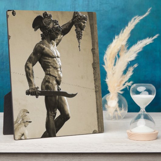 Perseus met hoofd Medusa Fotoplaat (Zijkant)