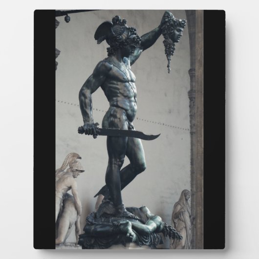 Perseus met hoofd Medusa Fotoplaat (Voorkant)