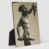 Perseus met hoofd Medusa Fotoplaat (Zijkant)