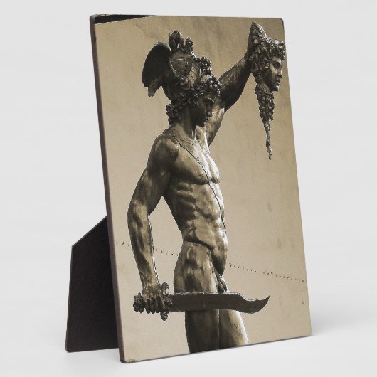 Perseus met hoofd Medusa Fotoplaat (Zijkant)