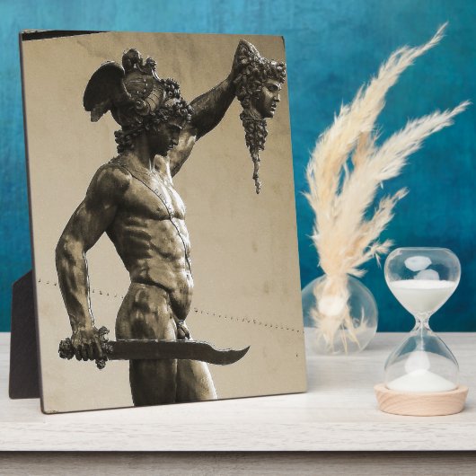 Perseus met hoofd Medusa Fotoplaat (Zijkant)