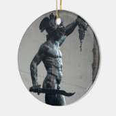 Perseus met hoofd Medusa Keramisch Ornament (Links)