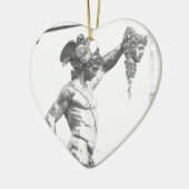 Perseus met hoofd Medusa Keramisch Ornament (Links)