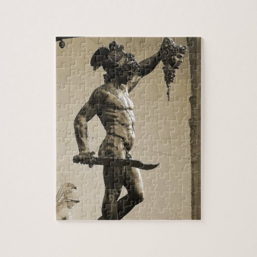 Perseus met hoofd Medusa Legpuzzel (Verticaal)