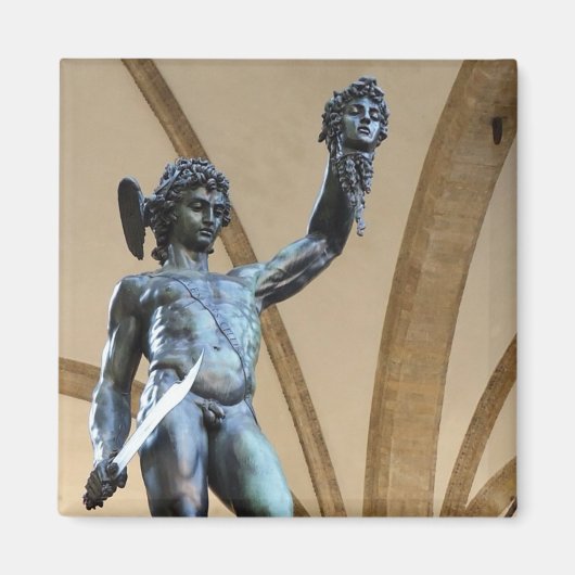 perseus met hoofd van medusa magneet (Voorkant)
