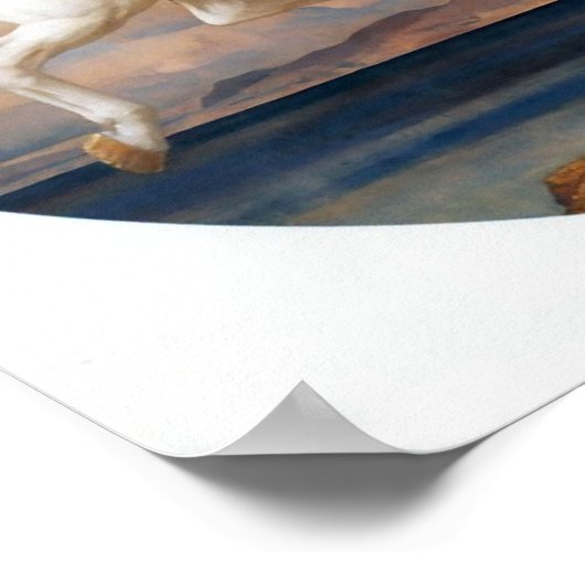 Perseus op Pegasus Poster (Hoek)