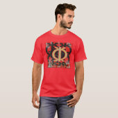 PERSEVERANCE ABSTRACTE ADINKRA T-SHIRT (Voorkant volledig)