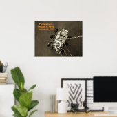Perseverance arriveert op Mars Poster (Thuiskantoor)
