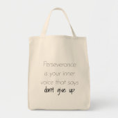 Perseverance Canvas tas (Voorkant)