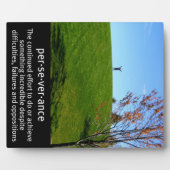 Perseverance Definitie Afbeelding Fotoplaat (Voorkant)