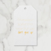 Perseverance Folie Gift Label (Voorkant)