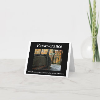 Perseverance Note-Kaart Kaart
