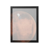 Perseverance Rover gieten van zijn cruise stage. Notitieblok (Linkerzijde)