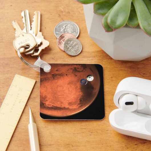 Perseverance Rover gieten van zijn cruise stage. Sleutelhanger (Bureau)