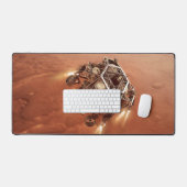 Perseverance Rover vuurt afdaling fase motoren op Bureaumat (Keyboard & Muis)