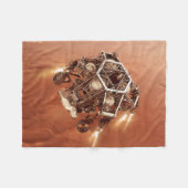 Perseverance Rover vuurt afdaling fase motoren op Fleece Deken (Voorkant (Horizontaal))