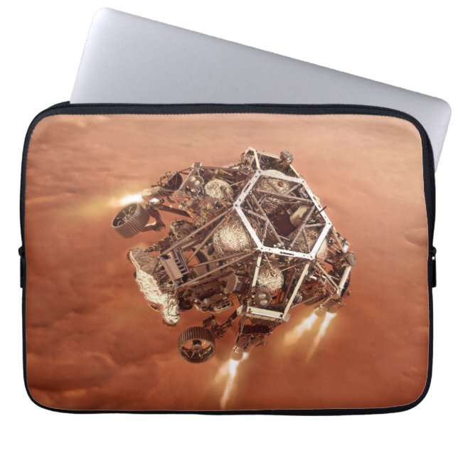 Perseverance Rover vuurt afdaling fase motoren op Laptop Sleeve (Voorkant)