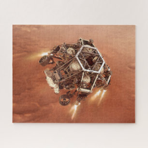 Perseverance Rover vuurt afdaling fase motoren op Legpuzzel